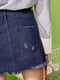 Юбка джинсовая синяя | 6435270 | фото 4