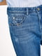 Укорочені джинси з потертостями | 6435331 | фото 4
