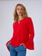 Блуза з довгими рукавами червона | 6435370 | фото 2