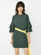 Платье-футляр зеленое | 6435410 | фото 3