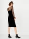 Сукня у білизняному стилі чорна | 6435418 | фото 2