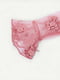 Сукня сітчаста рожева з вишивкою на рукавах з воланами | 6435486 | фото 4