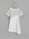 Платье белое асимметричное | 6435532