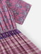 Платье фиолетовое с орнаментом | 6435533 | фото 3