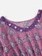 Платье фиолетовое с орнаментом | 6435533 | фото 4