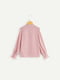 Блуза розовая с цветочной кружевной вставкой | 6435599 | фото 2