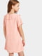 Платье розовое на молнии с оборками спереди | 6435607 | фото 2