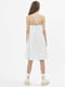 Платье А-силуэта белое в полоску | 6435621 | фото 2