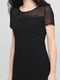Платье-футболка черное | 6435902 | фото 3