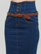 Джинсовая юбка синяя | 6435927 | фото 3