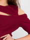 Блуза з відкритими плечима червона | 6436006 | фото 4