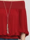 Блуза красная | 6436012 | фото 4