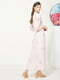 Платье-рубашка розовое с цветочным принтом | 6436114 | фото 2