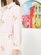 Платье-рубашка розовое с цветочным принтом | 6436114 | фото 4