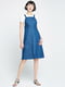 Платье-сарафан синее | 6436121 | фото 5