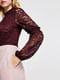 Блуза бордовая | 6436128 | фото 2