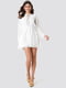 Платье А-силуэта белое | 6436197 | фото 3