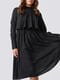Сукня А-силуету чорна | 6436205 | фото 3