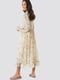 Платье А-силуэта бежевое | 6436206 | фото 2