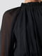Сукня А-силуету чорна | 6436214 | фото 4
