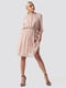 Платье А-силуэта розовое | 6436216 | фото 3