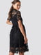 Платье А-силуэта черное | 6436217 | фото 2