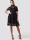 Сукня А-силуету чорна | 6436217 | фото 3