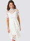 Платье А-силуэта белое | 6436218 | фото 4