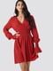 Платье А-силуэта красное | 6436224 | фото 3