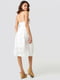 Платье А-силуэта белое | 6436233 | фото 2