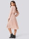Платье А-силуэта розовое | 6436235 | фото 2