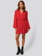 Платье А-силуэта красное | 6436260 | фото 3