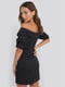 Сукня А-силуету чорна з відкритими плечима | 6436282 | фото 2