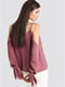 Блуза с открытыми плечами розовая | 6436306 | фото 2