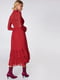 Сукня А-силуету червона з воланами | 6436309 | фото 2