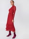 Сукня А-силуету червона з воланами | 6436309 | фото 4