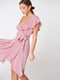 Платье А-силуэта розовое | 6436310 | фото 3
