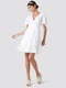 Платье А-силуэта белое | 6436333 | фото 3
