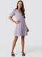 Платье А-силуэта фиолетовое | 6436384 | фото 4