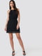 Платье А-силуэта черное | 6436389 | фото 3