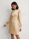 Сукня А-силуету золотистого кольору | 6436400 | фото 4