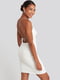 Платье в бельевом стиле с открытой спиной белое | 6436425 | фото 2