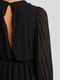 Платье А-силуэта черное | 6436433 | фото 3