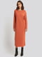 Платье А-силуэта оранжевое | 6436440