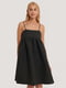 Платье А-силуэта черное | 6436461 | фото 3
