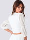 Блуза з гудзиками біла | 6436603 | фото 2