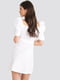 Платье А-силуэта белое | 6436604 | фото 2