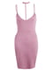 Платье в бельевом стиле розовое с чокером | 6436640 | фото 2