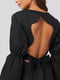 Платье-футляр черное с открытой спиной | 6436713 | фото 4
