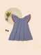 Сукня синя з принтом | 6436764 | фото 2